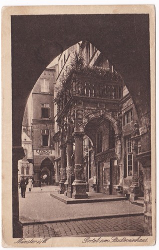 Münster portal am - ak, i/w