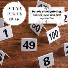 10Pcs Tisch Zahlen