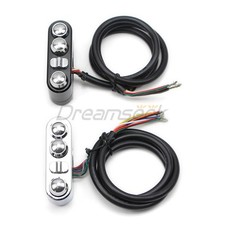 Motorrad Lenkerschalter Kontrollen 25mm für Harley BMW Taster Blinklicht Horn