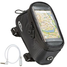 Fahrrad Tasche L Rahmentasche Handy E Bike Oberrohrtasche Smartphone Bag schwarz