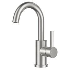 Wasserhahn Edelstahl 360° Drehbar Bad Küche Waschtischarmatur sparsam