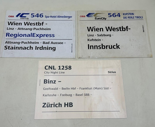 Zuglaufschilder 30 x 21 - zuglaufschilder, /