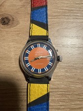 DDR RUHLA DE LUXE DATUM ANTIMAGNETIC HANDAUFZUG SELTEN