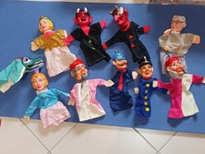 alte Simba Handpuppen Set 10-teilig – Kasperletheater Figuren mit Krokodil