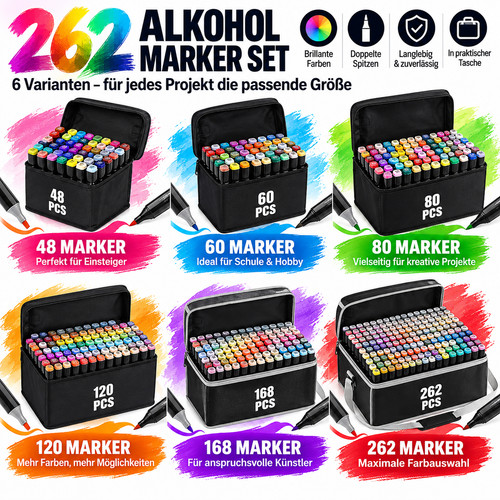 Alkoholmarker set 262 - alkoholmarker,