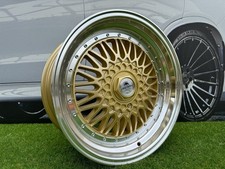 4X R16 Zoll 5X100/112 Forzza Malm Gold+Lip Bearbeitete Räder: Passt Für VW Audi