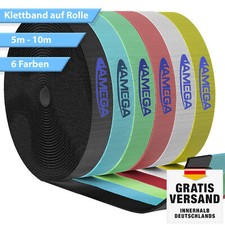 Klett Kabelbinder Klettband Rolle wiederverwendbar Klettverschluss