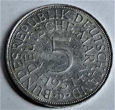 5,- DM - 1951 D SILBER