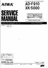 Aiwa Service Manual für AD- F 910  XK- 5000     englisch  Copy