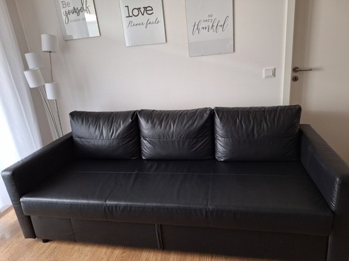 3er ledersofa mit - 3er,