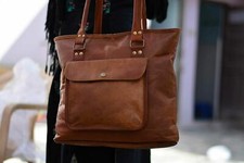 Leder Schultertasche