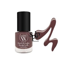 Miss W Nagellack Bio Nr. 08 Taupe Dunkel