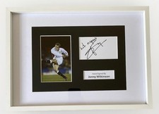 Jonny Wilkinson handsigniert GERAHMT 17x13" Zoll Display England Rugby PROOF COA