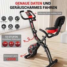 4IN1 Fitness Bike Fahrrad Heimtrainer Trimmrad Hometrainer LCD display Ergometer