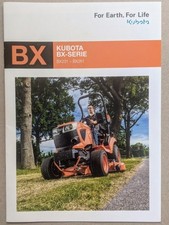 Kubota BX Serie BX231-BX261 Rasenmäher Aufsitzmäher Traktoren Prospekt