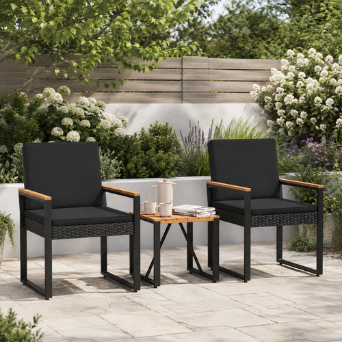 Tlg gartenmöbel set lounge - 3-tlg.,