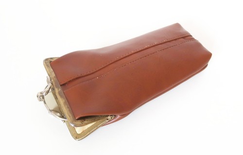 Vintage brillenetui kunstleder - vintage,