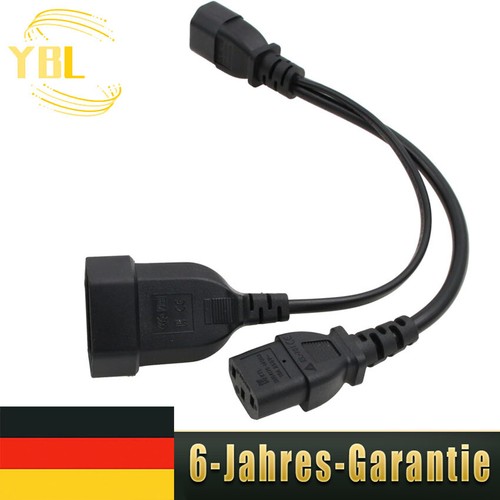 Stromkabel splitter ups - stromkabel, y-splitter