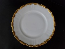 Carstens Sorau Teller  ca.19,5 cm weiß Gold