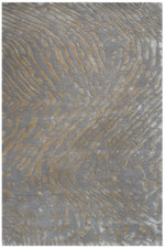 Handgetuftete Wolle & Seide