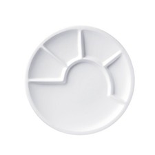Spring Fondue-Teller weiss 23