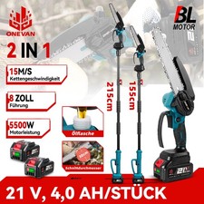 Akku Kettensäge 8'' 2IN1