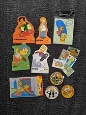 Uralte The Simpsons Sticker Aufkleber Pappaufsteller
