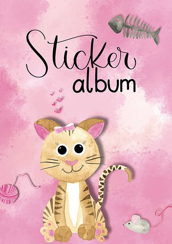 Stickeralbum katze sticker - stickeralbum,