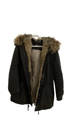 Berlin parka mit - mit, echtfell