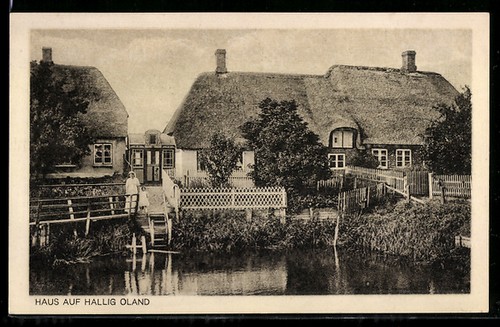 Hallig oland haus auf - oland,,