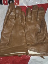 Vintage Damen Lederhandschuhe Braun ,retro.,cirka Gr 7,5 ,