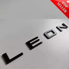 3D Glanz Schwarz LEON L E O N