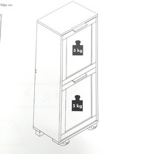 Kesper Univeralschrank Mülltrennsystem Material: Faserplatte Maß - Unvollständig