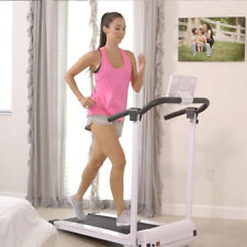 iWalk Laufband zusammenklappbar inkl. Bordcomputer Sport Fitness Gerät Weiß