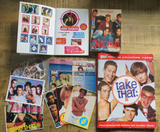 Rarität - Topps Sammelalbum Take That Karten + Buch Postkarten Sticker Songtexte