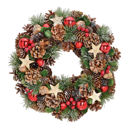 Wurm weihnachtskranz mit stern - weihnachtskranz,