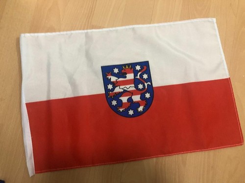 Thüringen flagge 30x45 - flagge, cm