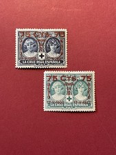 Briefmarken Spanien 1927            Rotes Kreuz mit Überdruck ungebraucht.