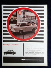 Trabant 601, originale Werbung aus 1967, ganzseitig