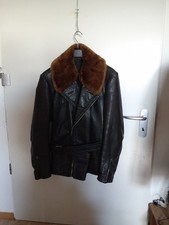 Motorradjacke Einzelstück Grün XL aus einem Kriegsmantel umbearbeitet