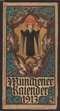 MÜNCHENER KALENDER 1913 WAPPEN OTTO HUPP