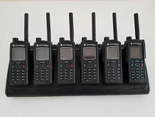 6 x MOTOROLA MTP850 TETRA FUNKGERÄT 6 Fachladestation Tetra Netz 380 - 430 Mhz