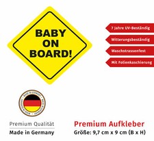 Aufkleber Baby on Board Schild
