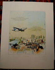 Radierung "Frankfurt" -Dieter