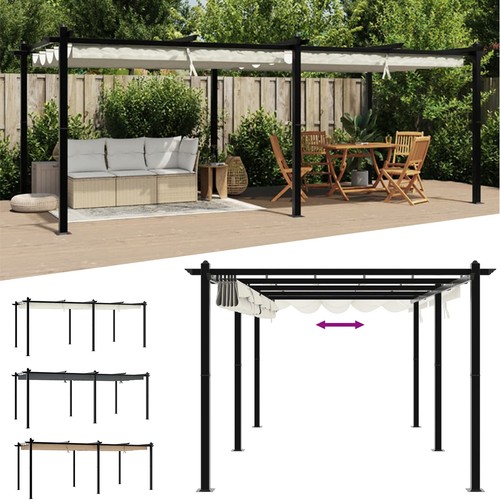 6x3m pavillon aluminium mit - aluminium,
