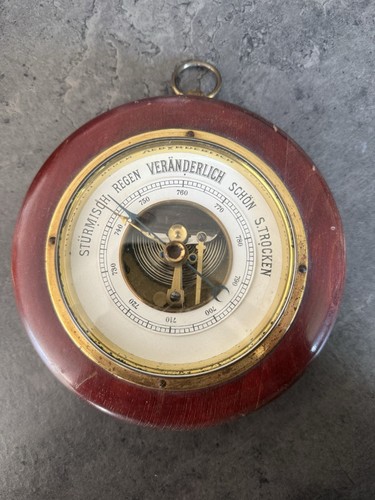Lufft analog barometer rund - analog-barometer, im