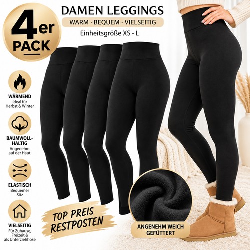 4er pack damen thermo - thermo, leggings