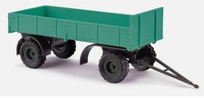 Busch 53320, Anhänger IFA HL 80 grün mit Geländereifen,  VEB, DDR,  H0/1/87
