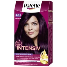 Poly Palette Intensiv Creme Haarfarbe Colorration Aubergine 115ml