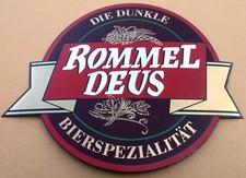 Rommel Deus dunkel Bier Schild